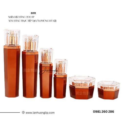 Bộ Chai Lọ Mỹ Phẩm B111 20ml-40ml-90ml-110ml